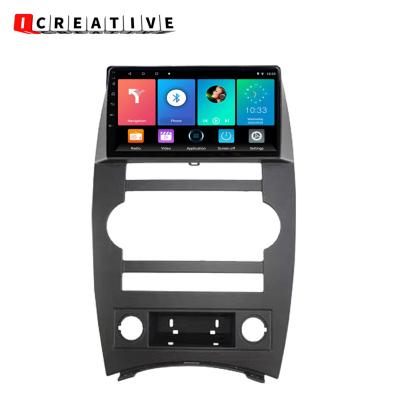 China Icreative 8+128GB Automotive Car Radio For Jeep Commander XK 2007 2008 Android Carplay Multimedia Player GPS Navigation 4G WiFi IPS Touch for sale