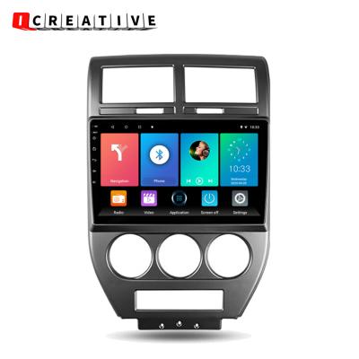 China 10.1inch Automotive Android 11 For Jeep Compass Mk IPS Head Unit Autoradio Multimedia Player Touch Screen GPS Navigation 2007-2010 for sale