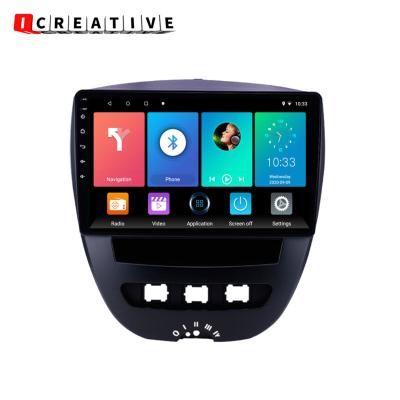 China 10.1inch Automotive Android 11 For Peugeot 107 2005 - 2014 Head Unit Autoradio Multimedia Player Touch Screen GPS Navigation IPS for sale