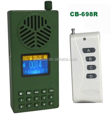 China Easy to carry electronic hunting mp3 device for bird with built-in battery running 14~16hours CB-698R for sale