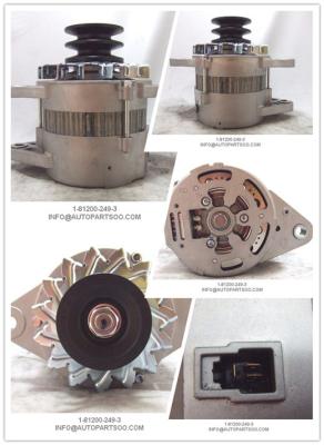 China 1-81200-249-3 Isuzu CVR/980 car for 40A alternator 0-35000-3013 for sale