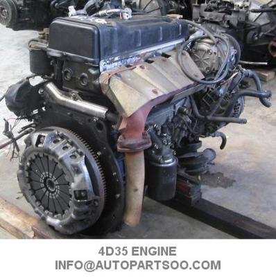 China 2nd Hand Fuso Mitsubishi 4D35 Engine Assy , Mitsubishi Diesel Engine Parts for sale