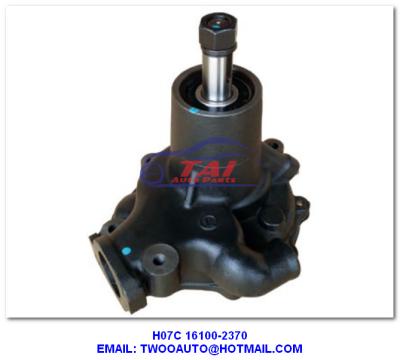 China H07c Car Power Steering Pump , Truck Cooling Water Pump Type 16100-2370 For Hino H07c for sale