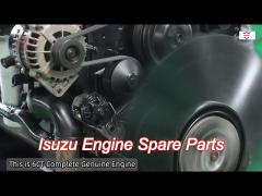 4jb1t isuzu engine spare parts assembly with gearbox secondhand