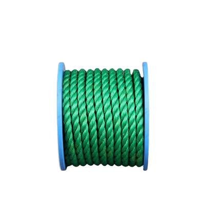 China High Tensile Strength PP Monofilament 3 Strand Twisted Rope PP Rope for sale