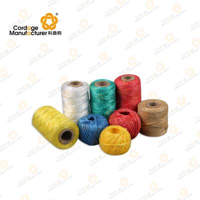 China New Design Eco-friendly Tube Packing Film Eco-friendly Split Ply PP Packing Twisted Twine for sale