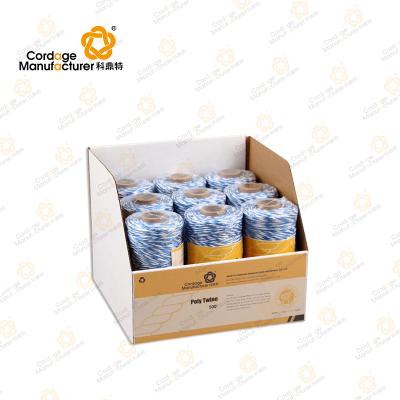 China Eco-friendly High Quality Premium Split Film Biodegradable 1 Ply PP Yarn Twisted Twine for sale