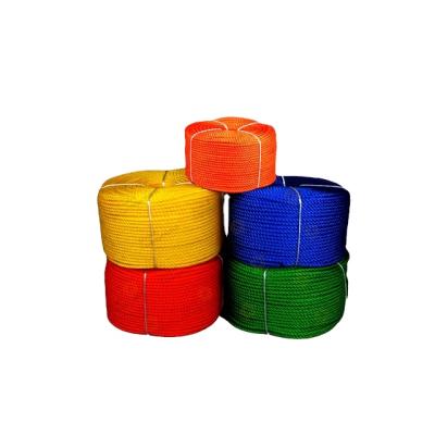 China PP Colored Universal PP Monofilament 3 Strand Twisted Rope In Mini / Big Spool for sale