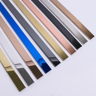 China Modern 304 Stainless Steel Floor Trim Flooring Trim U Shaped Edge Trim Stainless Steel for sale