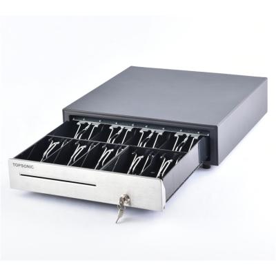 China Front Panel Position System Stainless Metal Money Drawer Slide Series Front Lock Money Drawer N/A for sale