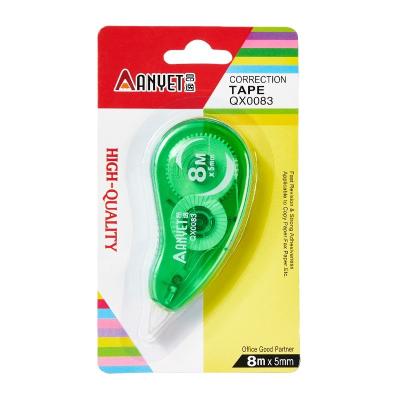 China Error Revision in School or Office Correction Tape School Office Stationery Transparent Colored Correction Tape for Kids for sale