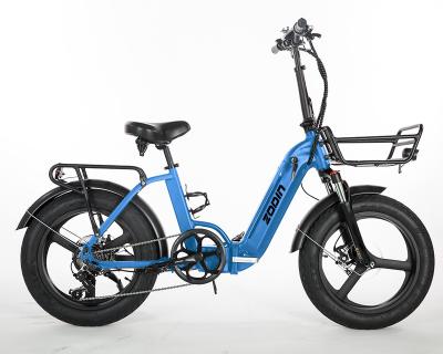 China 2021 Aluminum Alloy Fat Tire Bike Lithium Battery Folding Ebike for sale