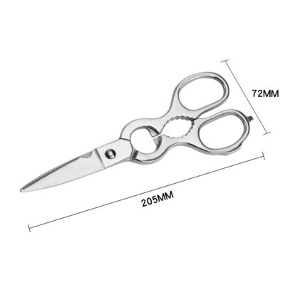 China Universal Cutting Yangjiang Design Detachable Multifunctional Stainless Steel Kitchen Scissors for sale