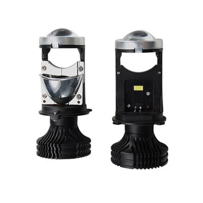 China New H4 28w Rise Right and Left Auto Mini Projector Len Dual Beam Led Headlight Len Bulbs XC-Y2-H4 for sale