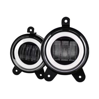 China High Power Aluminum Waterproof 3.5 Inch 30w 6500k Offroad Truck Angel Eye Angel Eyes Drl Light Around LED Fog Light for sale