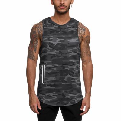 China 2021 Hot Sale QUICK DRY Gym Sport Fitness Tank Tops Hot Running Men's Tank Top Popular Quick Dry Tank Tops for sale