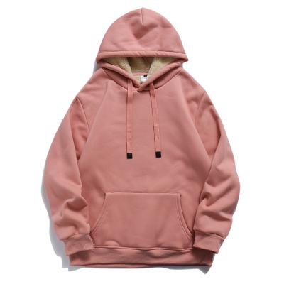 China 2021 Winter Promotional Customized Heavy Drop Anti-Wrinkle Shoulder Loose Fit Hoodie Plain Loose Sweatshirts for sale