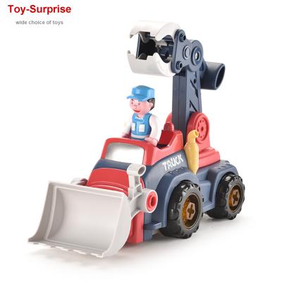 China Educational Toy City Engineering Excavator Forklift Truck Cars Building Blocks Building Bricks Toys Gifts for Kids Boys Children for sale