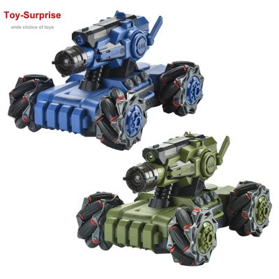 China Remore Control RC Tanks 2.4G Fighting Battle Tanks With Lighting And Spraying Mist For Kids for sale