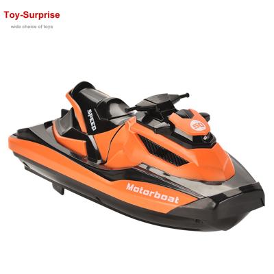 China RC Mini RC Vehicle Model 12km/h Remote Control Racing Motorcycle Boat 2.4G Double Motor Speed for sale