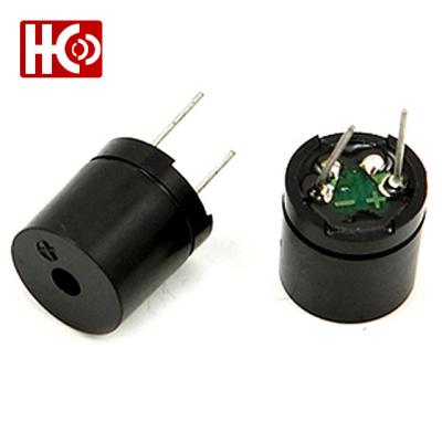 China Factory price 12*13mm 3v 5v plastic alarm buzzer passive magnetic PC buzzer pins through the hole table buzzer for sale