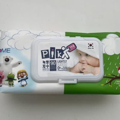 China 180*200MM Factory Water Cloths Personal Care OEM Disposable Baby Soft Cleaning Wet Wipes for sale