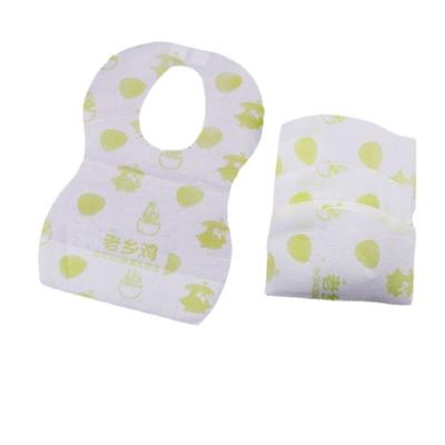 China Central Statistical Antibacterial Disposable Waterproof Bulk Wholesale Korean Baby Wearing Bib for sale