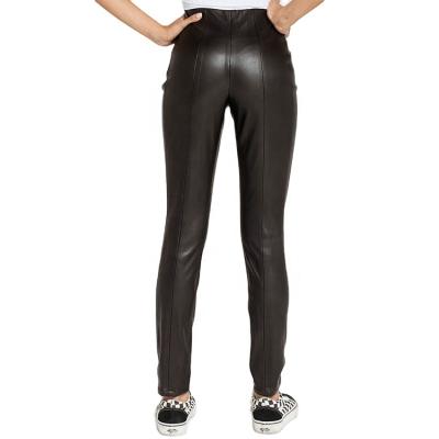 China Anti-Wrinkle 2020 Autumn/Winter Women's Hip-pop Stretch PU Women's Pants Pencil Pants for sale