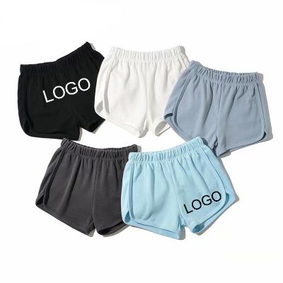 China wholesale Anti-wrinkle women fashion sports shorts slim back pocket embroidery sweat shorts unisex casual shorts for sale