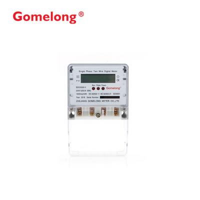 China 2022 New Design Smart Single Phase Digital Watt Energy Meter for sale