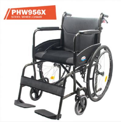 China Household Convenient High Quality Steel Wheelchair Manufacturers Foldable Wheelchair for sale