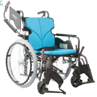 China Convenient Wheelchair KAWAMURA High Quality Manual Folding Adjustable Lightweight Wheelchair For Disabled for sale