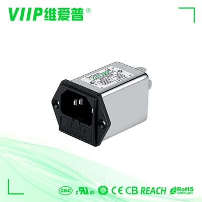 China Filtro de paso bajo del IEC 30mhz del CE ROHS con el varón doble del fusible C14 en venta