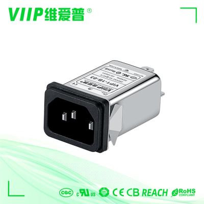 China 94v-0 Single Fuse IEC EMI Filter 60-90dB For Test Equipment for sale