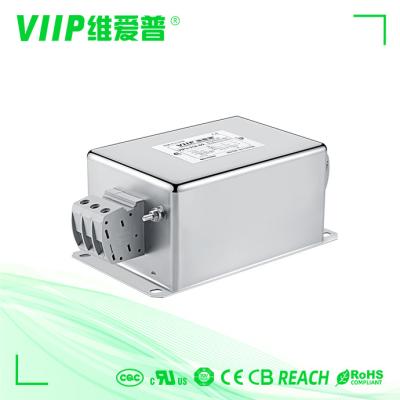 China 110 / 250VAC 3 Phase Power Emc Emi Filter 200A Excellent Performance for sale