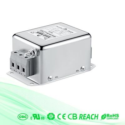 China Din Rail Mounted 3 Phase Emi Filter 220v For Industrial Air Conditioner for sale