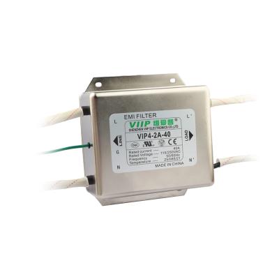 China 10A Rated Current DC EMI FILTER with Metal Housing Transfer Function for sale