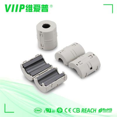 China VIIP Cylindrical Clip On Ferrite Ring Core For 3mm Dia Cable for sale