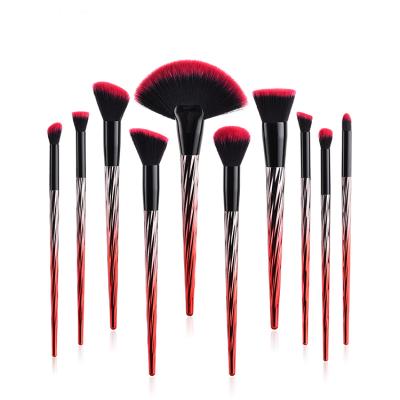 China Angular Blush Factory Wholesale Makeup Professional Travel Makeup Brush Set for sale