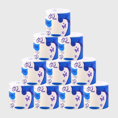 China Wood Pulp Toilet Core Tissue Roll Manufacturers Home Office Tissue Paper Primary Wholesale Custom Logo for sale