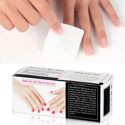 China New 360 Pcs Stock Nail Polish Remover Cloths Nail Polish Remover Tools 13cm*5.2cm*5.2cm for sale