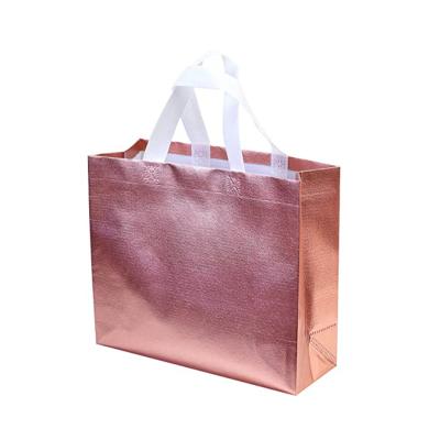 China 100% Eco-friendly cheap and mass sale lasers laminated non woven wedding gift shoulder tote bag for sale