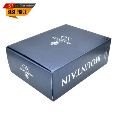 China Recycled Materials Wholesale Custom Wine Glass Gift Boxes Wine Shipping Boxes For Shipping Wine Glasses for sale