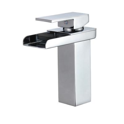 China cUPC Faucets Hot Selling Waterfall Mixer Tap Bathroom Face Metered Cheap Basin Faucet for sale