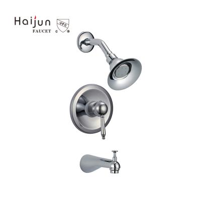 China Haijun Shower Faucet Single-Function Tub Faucet Thermostatic Shower Spout and Adjuster Kit, Shower System Bath Faucet Set for sale