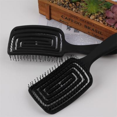 China New Arrival Waterproof Hair Wide Tooth Detangling Comb Blank Home Use Plastic Hair BrushHigh Quality for sale