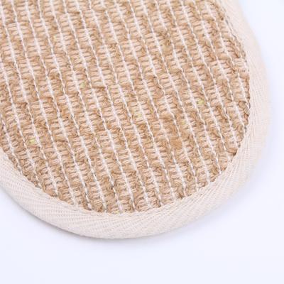 China All Natural Sisal Body Wash Bath Sisal Shower Cleaning Scrubber Exfoliating Bath Scrubber Pads Loofah for sale