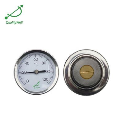 China Simple Magnetic Outdoor Metal Shell Jar Lids Thermometer Thermometer for sale