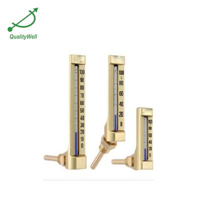 China Aluminum Casting With Industrial Mercury Gold Plating Glass Rectal Thermometer With Gold Plating for sale