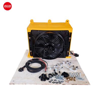 China 12V 24V Parking Cooler Mini Parking Air Conditioner Cab Truck Sleeper Parking Air Conditioners Customized for sale